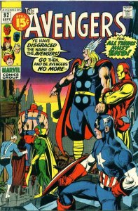 Avengers, The #92 FN ; Marvel | Neal Adams Kree/Skrull War 4
