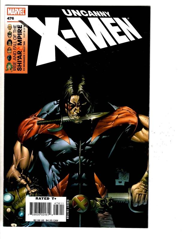 9 Uncanny X-Men Marvel Comic Books # 475 476 477 482 485 486 487 501 503 JD5