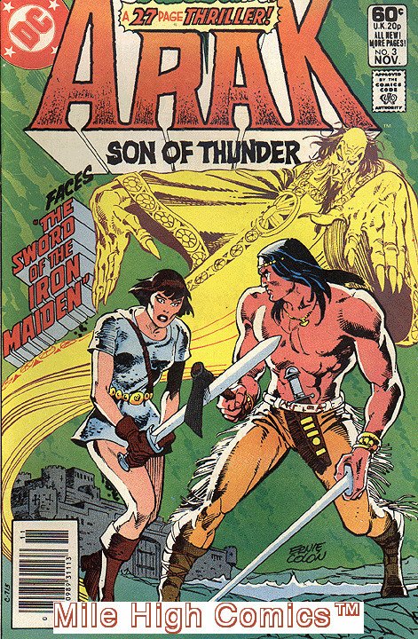 ARAK SON OF THUNDER DC 1981 Series 3 NEWSSTAND Very Fine