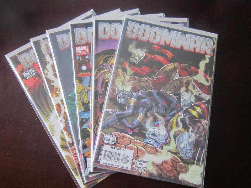 Doomwar (2010) #1A-6A Set - 9.0 - 2010