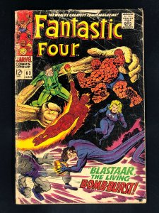 Fantastic Four #63 (1967) FR/GD Blastaar, the Living BOMB-BURST!