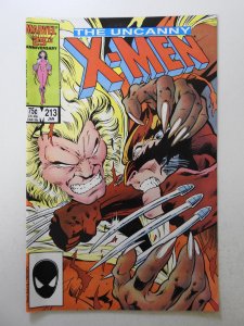 The Uncanny X-Men #213 (1987) Sharp VF Condition!