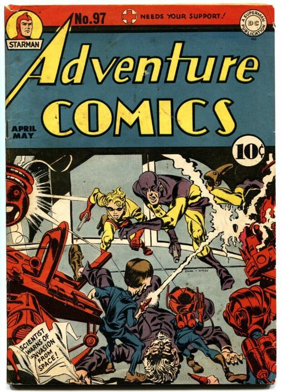 ADVENTURE COMICS #97-SANDMAN-DC-1945-SIMON AND KIRBY 