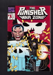 Punisher: War Zone #1 - SIGNED BY JOHN ROMITA JR! (9.0/9.2) 1992