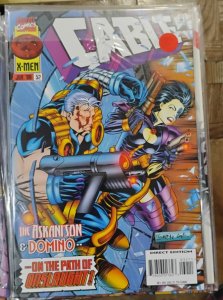 Cable # 32 1996  Marvel disney    NATHAN SUMMERS   domino onslaught