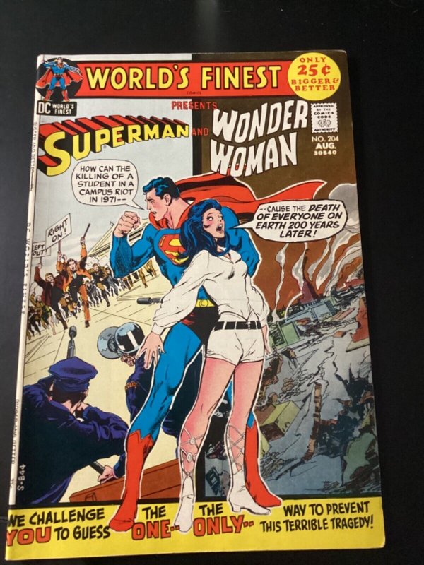 DC Comics, Worlds Finest #204, Superman/Wonder Woman, Look!