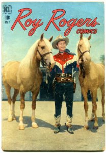 Roy Rogers #5 1948- Dell Golden Age Western Trigger & Trigger Jr