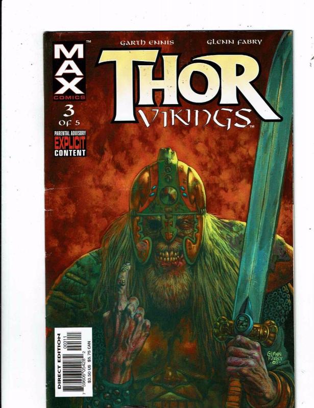 7 Thor Marvel Comics Vikings # 1 2 3 4 5 + Godstorm & Thorion The New Asgods RC5