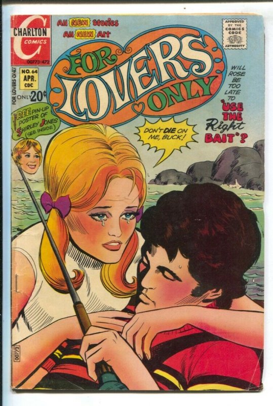 For Lovers Only #64 1972-Charlton-Shirley Jones poster-Heartbreak Swinger-VG