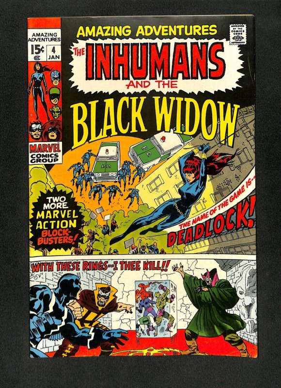 Amazing Adventures #4 Black Widow Inhumans!