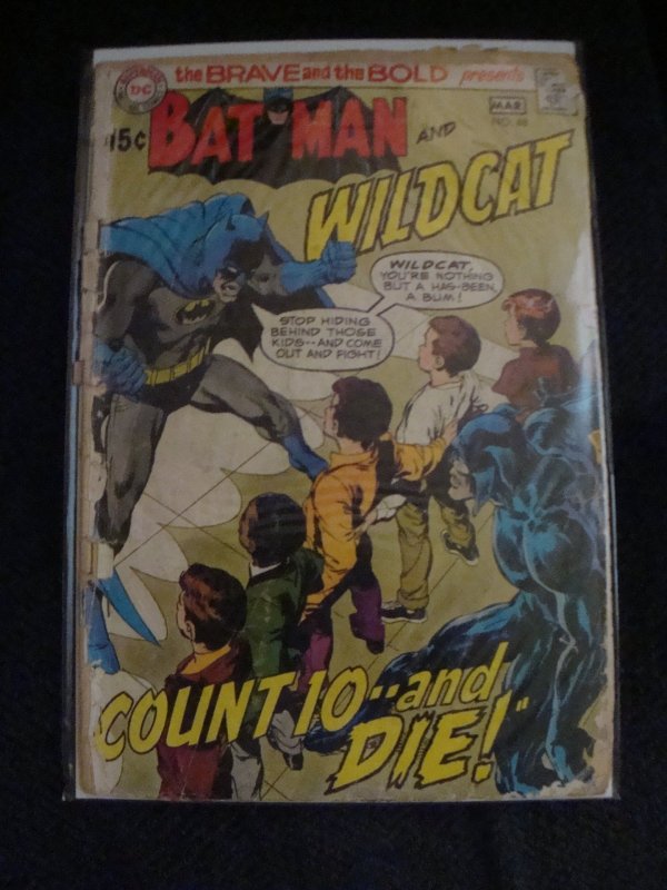 The Brave and the Bold #88 Wildcat Neal Adams Art