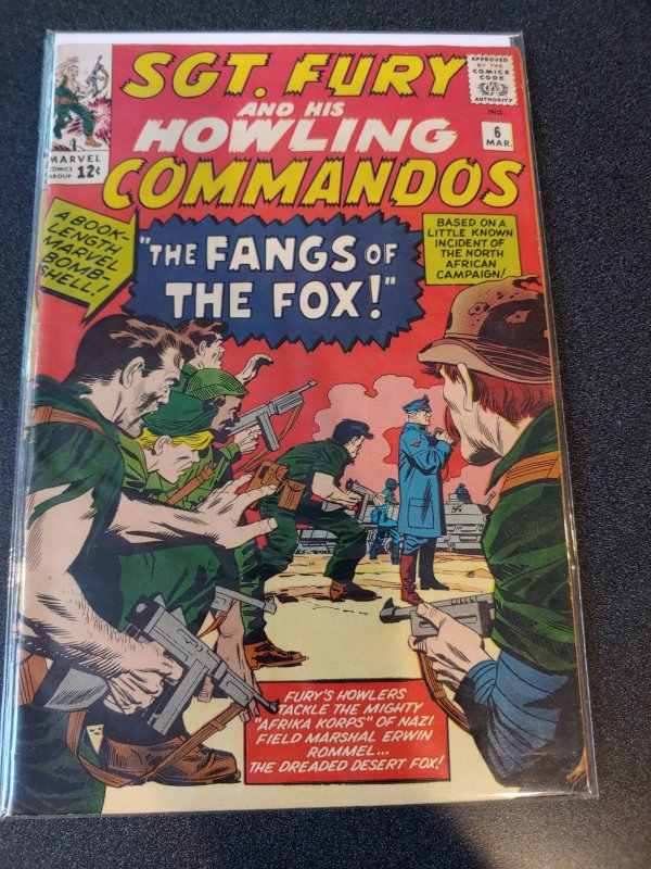 ​SGT.FURY AND HIS HOWLING COMMANDOS #6 F/VF