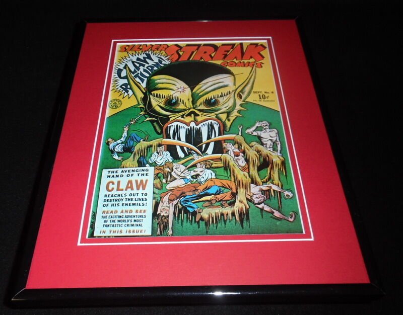 Silver Streak #6 The Claw Framed Cover Photo Poster 11x14 Official RP