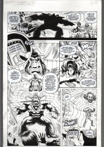 TOD SMITH-ELVIRA #163-CHALLENGE OF SILVER APE-ORIGINAL ART PG 13--QUEEN 'B' FN 