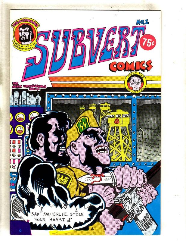 Subvert Comics # 1 VF/NM Underground Comic Book Comix Fight Opressor FM5