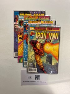 4 Iron Man Marvel Comic Books # 1 2 4 12 Avengers Defenders Hulk Thor 48 JS40