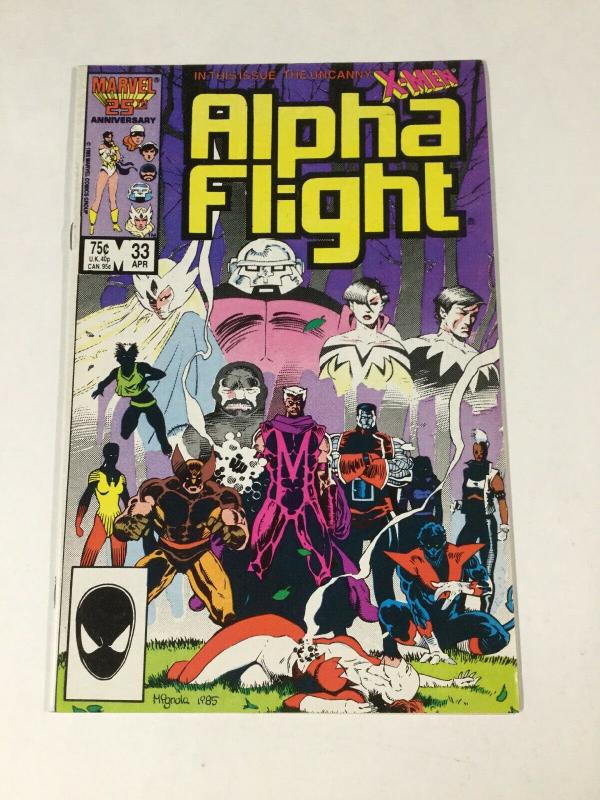 Alpha Flight 33 Nm Near Mint First Lady Deathstrike Marvel Copper Age