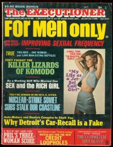 FOR MEN ONLY OCT 1969-EXECUTIONER 1ST MAG APPEARANCE DP VG