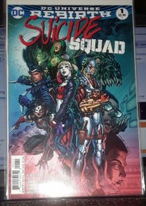 SUICIDE SQUAD #1, VF/NM, Jim Lee, Rebirth, 2016, more Harley Quinn in store