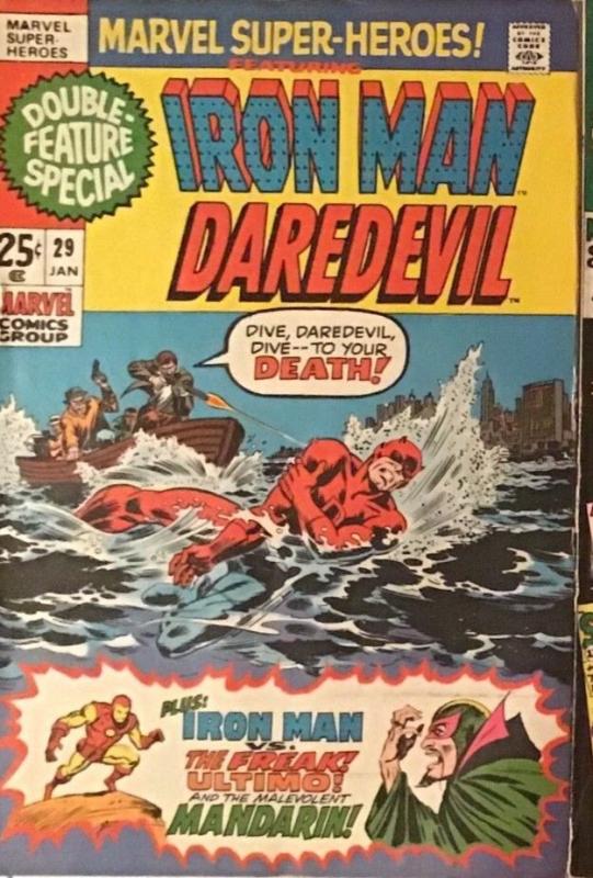 MARVEL TALES #10, MARVEL SUPERHEROES #22 & #29.3 BOOK LOT 1967-1969