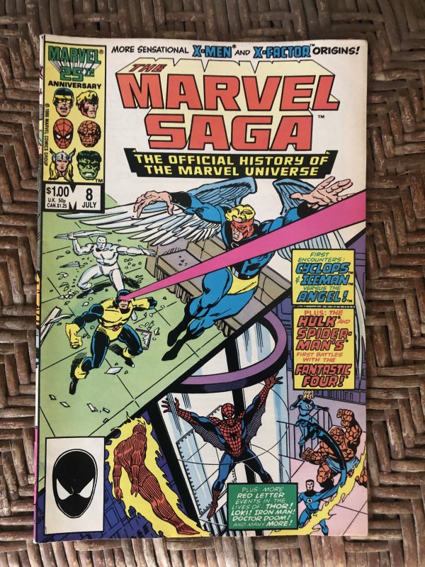 The Marvel Saga The Official History of the Marvel Universe #8 (1986)