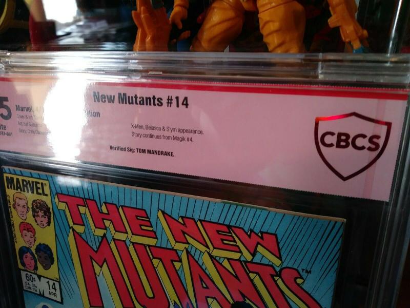 The New Mutants #14 (Marvel) Illyana Rasputin joins - Mandrake sig not CGC -key