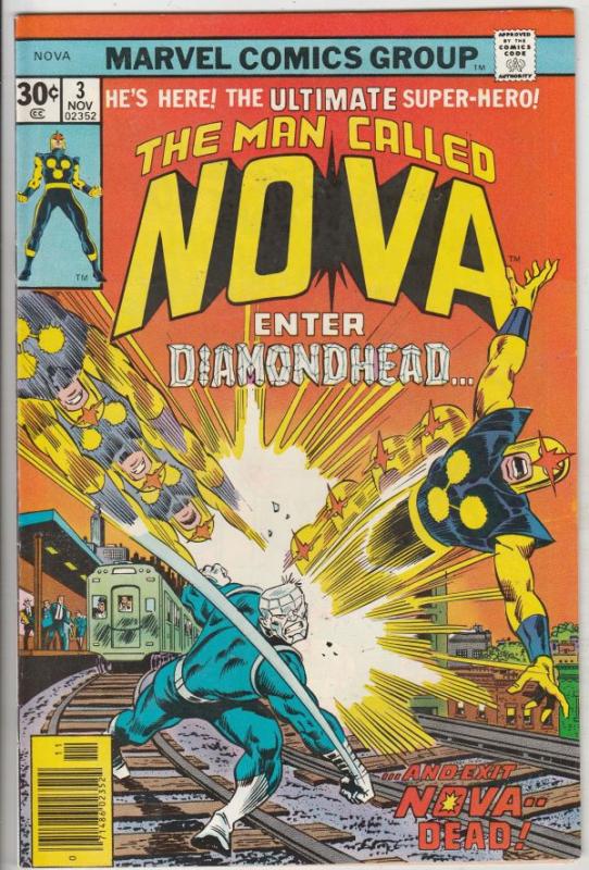 Nova, the Man Called #3 (Nov-76) NM/NM- High-Grade Nova