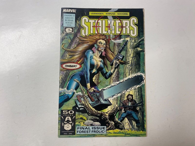 3 Stalkers MARVEL comic books #10 11 12 26 KM15