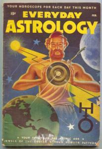 Everyday Astrology Pulp February 1947- SCHOMBURG COVER low grade