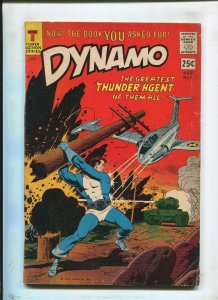 DYNAMO #1 - MENACE FROM THE MOON! - (4.0) 1966