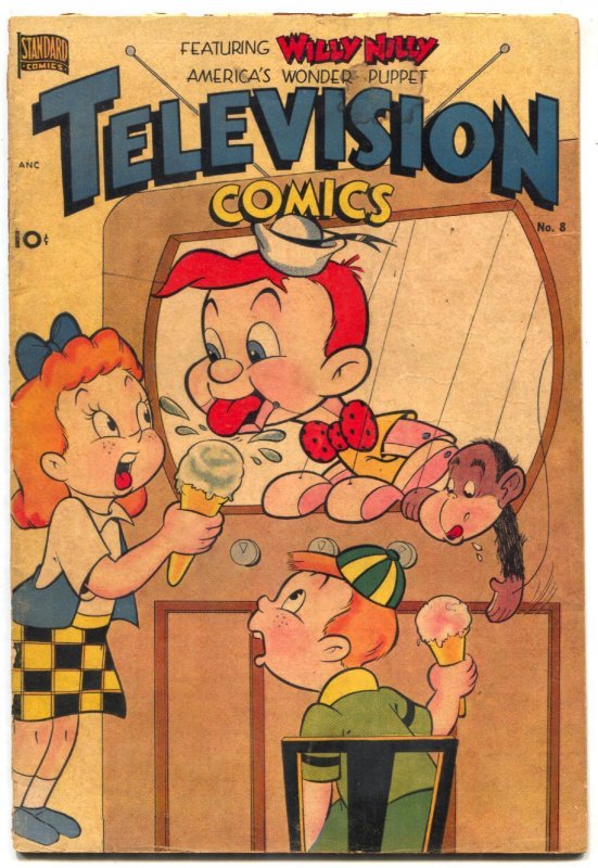 Television Comics #8 1950- ice cream cover VG-