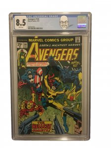 The Avengers #144 CGC 8.5 White Pages 1st Patsy Walker As Hellcat Perez Label