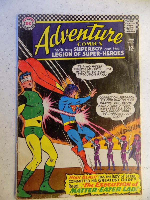 ADVENTURE COMICS # 345 LOWER GRADE GD