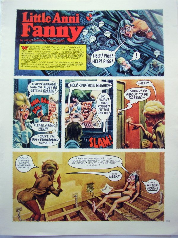 Annie Fanny 7 original playboy comics Set 8