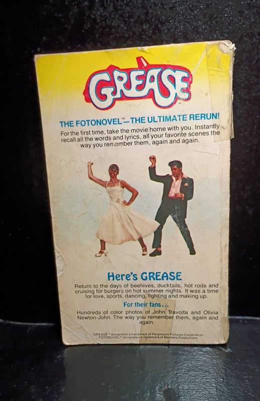 Fotonovel: Grease (1978) [paperback - taped cover - significant wear]