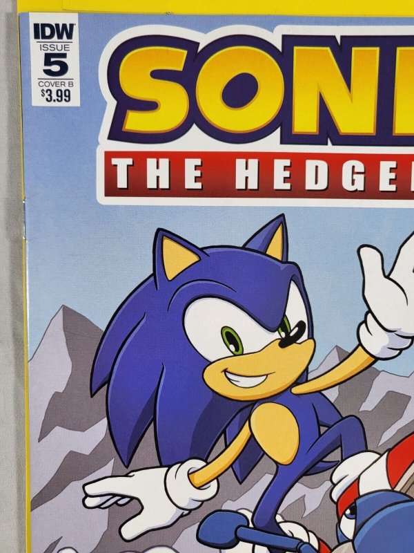 Sonic The Hedgehog #5 Jamal Peppers Cover B Variant 2018 IDW Publishing VFNM