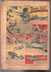 Hotspur #486 2/8/1969-D.C. Thompson-tabloid format-comic thrills-VG