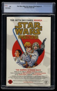 Star Wars: Boba Fett: Enemy of the Empire #1 CGC NM/M 9.8 White Pages