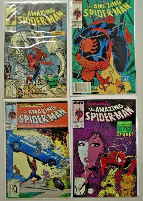 Amazing Spider-Man Lot #303 to #328 - see pics - 12 different books - 6.0 - 1988