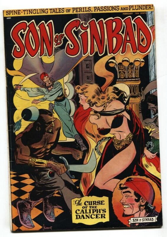 Son of Sinbad #1 1St John-Joe Kubert art-Good Girl Art 1950 FN-
