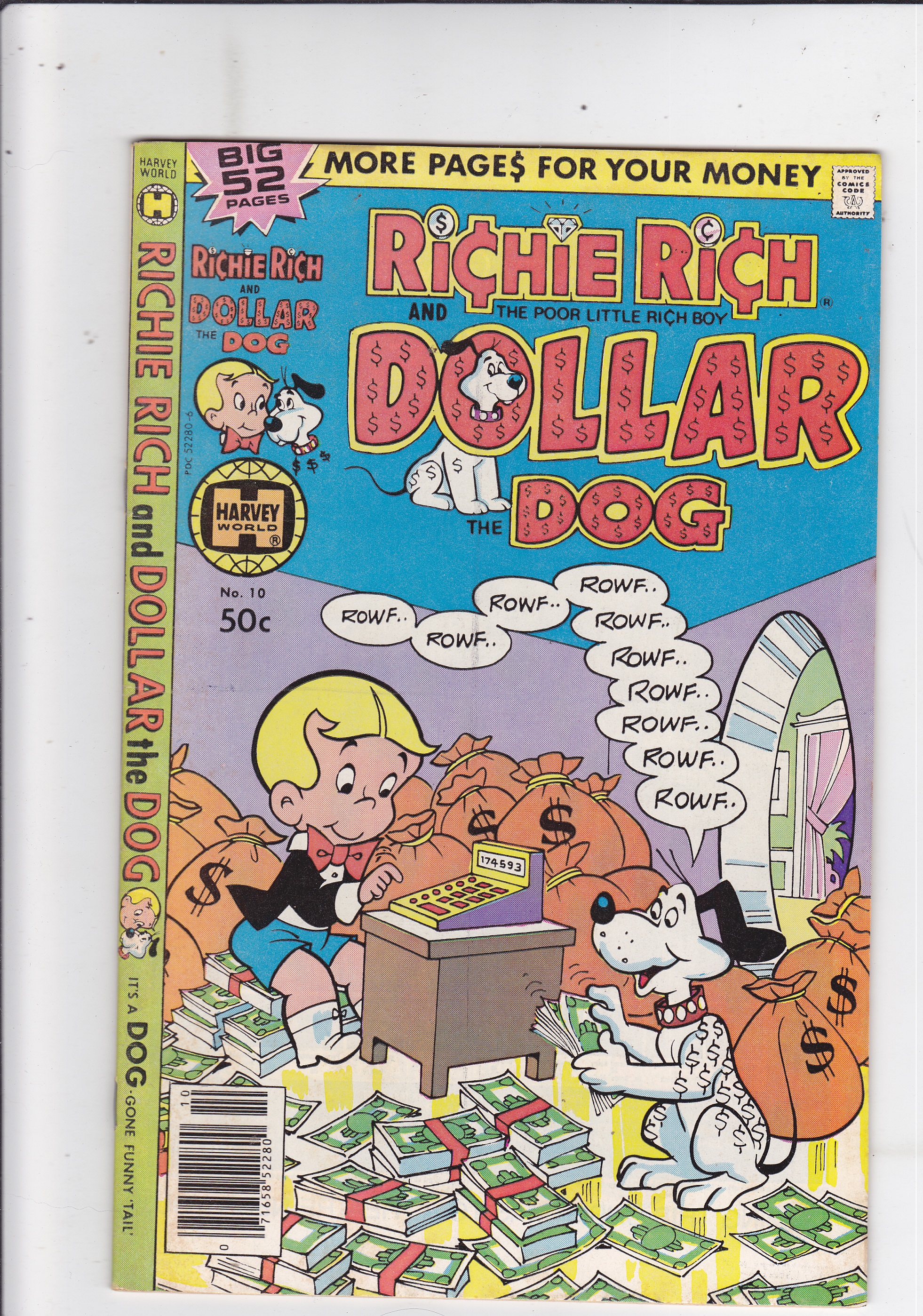 Richie Rich and Dollar the Dog #10 | Comic Books - Modern Age, Harvey, Richie Rich, Humor/Satire / HipComic Richie Rich and Dollar the Dog #10 | Comic Books - Modern Age, Harvey, Richie Rich, Humor/Satire / HipComic