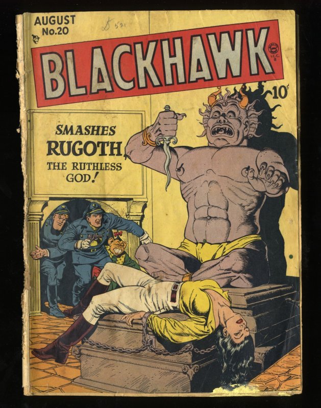 Blackhawk #20 FA/GD 1.5 Bondage Cover!