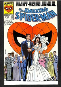 Amazing Spider-Man Annual #21 VF+ 8.5 Wedding of Mary Jane and Peter Parker!