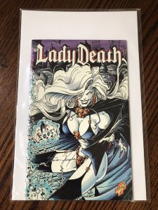 Lady Death Ashcan SIGNED STEVEN HUGHES Chaos! Comics 1993 Limited 5000 