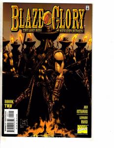 Lot Of 7 Marvel Comics Buzz # 1 2 3 + Blaze Of Glory # 1 2 3 4 Western Ser. GM6