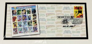 12×16 BATMAN DC 2006 Comic Con Stamp Art USPS/SDCC 1st DAY Art