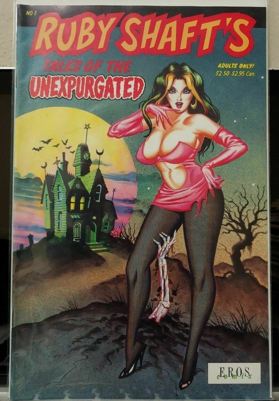 RUBY SHAFT'S TALES OF THE UNEXPURGATED #1 INDIE COMIC 1991 HORROR RARE!!