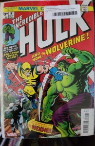 The Incredible Hulk #181 Facsimile Edition Cover (2019)