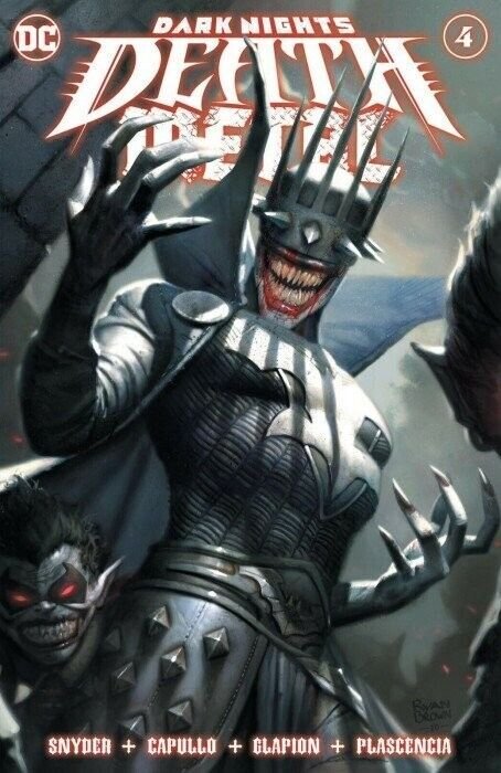 DARK NIGHTS DEATH METAL #4 RYAN BROWN TRADE DRESS VARIANT  DC NM.