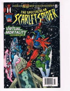 The Spectacular Scarlet Spider #1 VF Black Newsstand Variant SpiderMan Venom S84